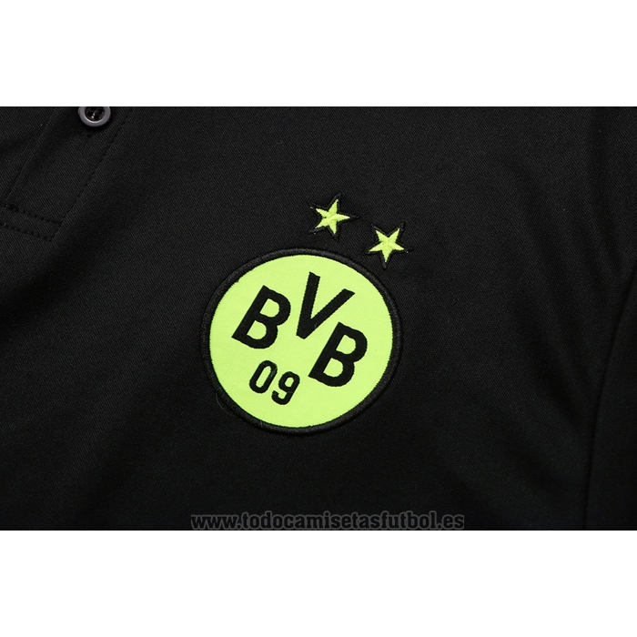 Camiseta Polo del Borussia Dortmund 2022-2023 Negro